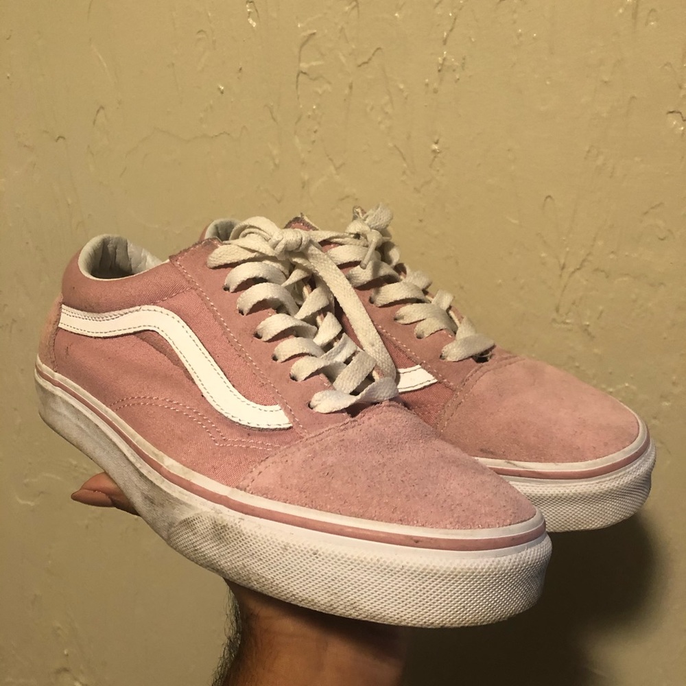 Pink old school vans